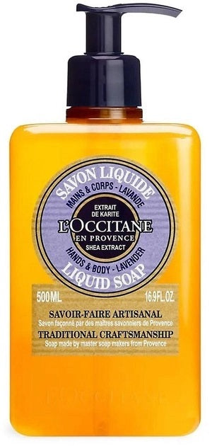 L`occitane en provence Shea Butter and Levandula Liquid Hand and Body Soap - Volume: 500 ml