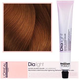 Tinte para el cabello Loreal Dia Light 50ml 7.43 Rubio Cobre-Dorado 