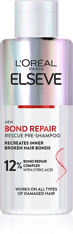 Regeneracyjna kuracja przed myciem szamponem z kwasem cytrynowym do każdego rodzaju zniszczonych włosów Bond Repair (Rescue Pre-Shampoo) 200 ml