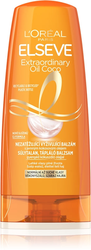 L´oréal professionnel Condicionador Nutritivo com Óleo de Coco para Cabelos Normais e Secos, Elseve - 200ml
