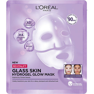 L'oréal paris Maschera idratante in hydrogel Filler Glass Skin Mask 25 g