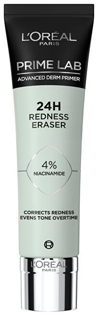 L'Oréal Paris Base Fondotinta Per Il Trucco Prime Lab Redness Eraser (Advanced Derm Primer) 30 Ml