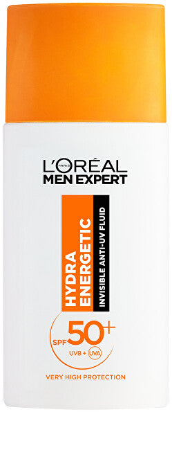 L'Oréal Paris Fluido Idratante Spf 50+ Men Expert Hydra Energetic (Fluido Anti-Uv Invisibile) 50 Ml