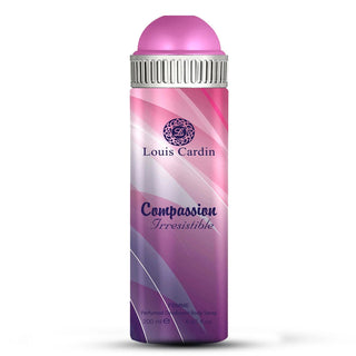 Louis cardin Compassion 2 Irresistible, deodorante spray antitraspirante, per donna, 200 ml