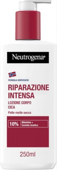 Neutrogena Lozione Crema Corpo Cica Riparazione Intensa 250Ml