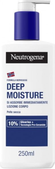 Neutrogena Lozione Crema Corpo Idratazione Intensa 250Ml