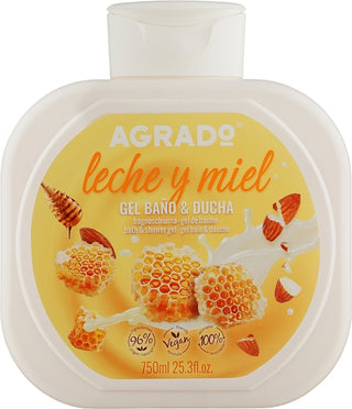 Agrado Gel Baño y Ducha Leche y Miel 750