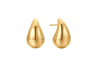 Luca barra Gold-plated steel Orecchini Tear Drop OK1370