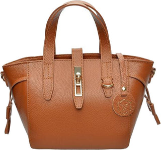 Luisa Vannini Borsa A Mano In Pelle Da Donna 127 cognac