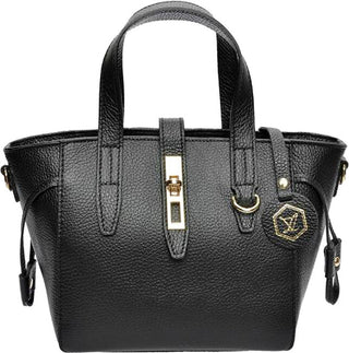 Luisa Vannini Sac à main en cuir pour femme 127 noir 