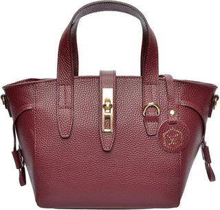 Luisa Vannini Borsa A Mano In Pelle Da Donna 127 vino