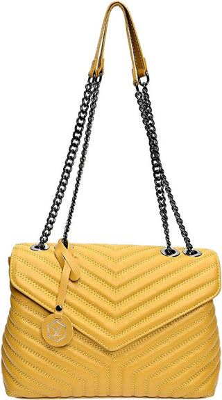 Luisa Vannini Borsa A Mano In Pelle Da Donna senape
