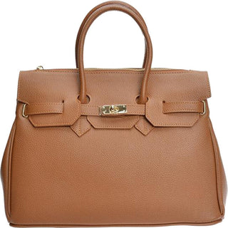 Luisa Vannini Borsa A Mano In Pelle Da Donna cognac