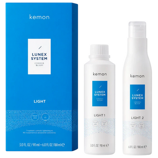 Lunex System Light Set Kemon: Cosmetico Schiarente, Crema Trattamento Capelli, 90 ml + Cosmetico Rivelatore, Crema Trattamento Capelli, 180 ml