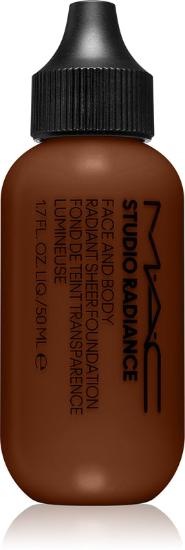 Mac Studio Radiance Foundation Face And Body Radiant Sheer 50 Ml N8