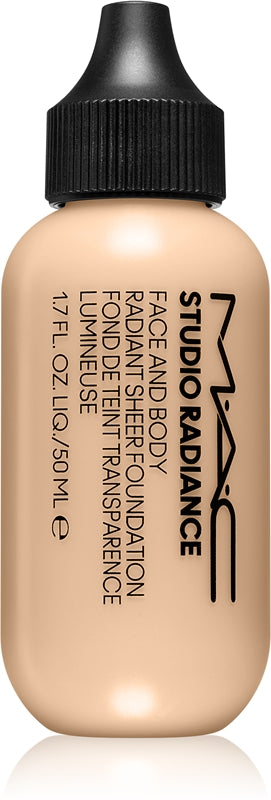 Base de maquillaje Radiance Radiant Sheer para rostro y cuerpo de Mac Studio, 50 ml, C0