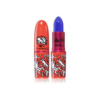 MAC Viva Glam X Keith Haring Long Lasting Cream Lipstick Canal Blue 3g