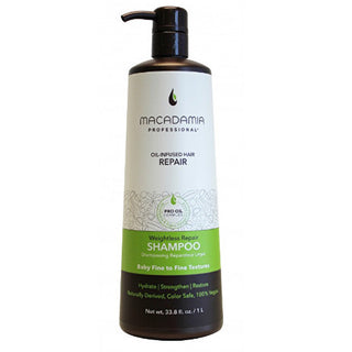 Macadamia Shampoo Idratante Leggero Per Tutti I Tipi Di Capelli (Shampoo Riparatore Leggero) - Volume: 300 Ml
