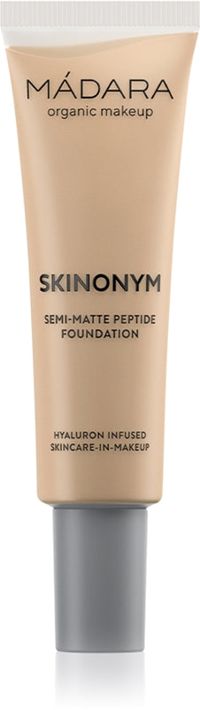 Mádara Skinonym Peptide semi-matt langvarig foundation med peptider farge True Beige 35 30 ml