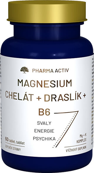 Pharma activ Magnesium Chelate + Potassium + B6 60 tablets