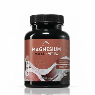 Hrotlife Magnesium malate + vitamin B6 90 capsules