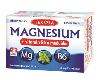 Terezia company Magnesium + vitamin B6 e lemon balm 30 capsule