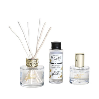 Maison Berger Paris Set Regalo Mini Diffusore Lolita Lempicka Trasparente + Ricarica E Spray Per La Casa Lolita Lempicka