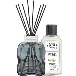 Maison Berger Paris Set Regalo Diffusore Di Aromi Cosy Blue + Ricarica Cozy Musk 200 Ml