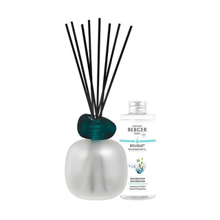 Maison Berger Paris Gift Set Aroma Diffuser Mineral Frosted + Refill Blue Seduction 180 ml 
