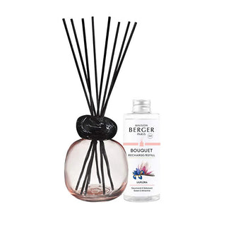 Maison Berger Paris Set de Regalo Difusor de Aromas Mineral Pink + Recarga Liliflora 180 Ml 