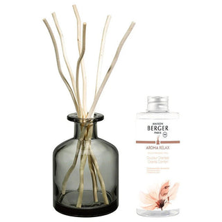 Maison berger paris 아로마 릴렉스 기프트 세트 디퓨저 그레이 + 스위트 오리엔트 패딩 180ml
