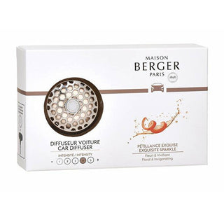 Maison berger paris Set regalo diffusore auto cromato + ricarica glitter intenso