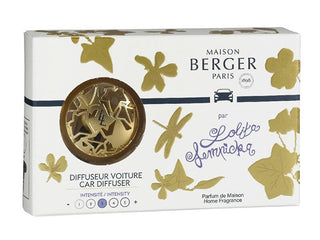 Maison Berger Paris Coffret cadeau pour diffuseur de voiture Gold + recharge Lolita Lempicka 