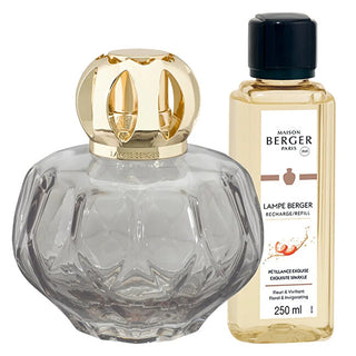 Maison berger paris Set regalo catalytic lamp Rosalie gray + refill Intense glitter 250 ml