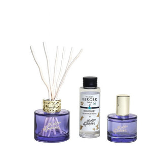 Maison Berger Paris Set Regalo Mini Diffusore Lolita Lempicka Viola + Ricarica E Spray Per La Casa Lolita Lempicka