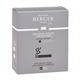 Maison berger paris Antiodour Tobacco Car Diffuser Recharge/Ricarica 2 pezzi