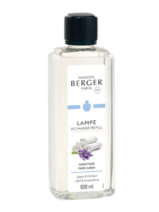 Maison berger paris Fresh Linen catalytic lamp Ricarica (Lampe Recharge/Ricarica) 500 ml
