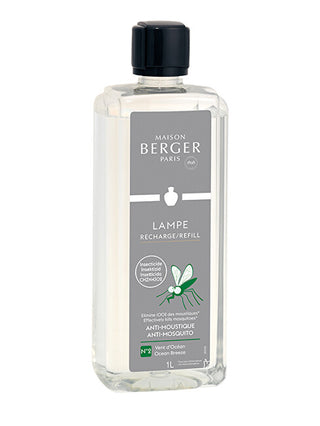 Maison Berger Paris Ricarica Per La Lampada Catalitica Ocean Breeze Contro Le Zanzare (Lampe Recharge/Refill) 1000 Ml
