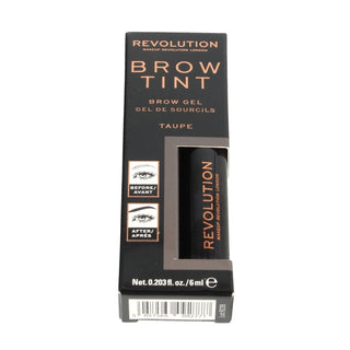 Makeup Revolution جل حواجب ملون بلون رمادي داكن 6 مل