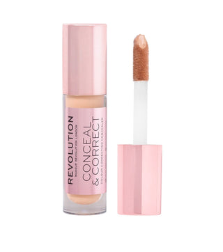 Makeup Revolution קונסילר נוזלי Conceal & Correct אפרסק 4 גרם