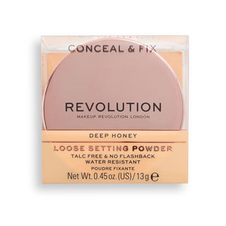 Makeup Revolution Corrects and Fixes Vegan Loose Powder Honey Deep 13 g