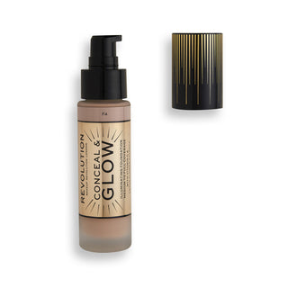 Makeup Revolution corrects and illuminates Illuminating foundation cream F4 23 ml