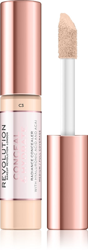 Makeup Revolution Conceal & Hydrate Hydrerende Concealer Farve C3 13 g