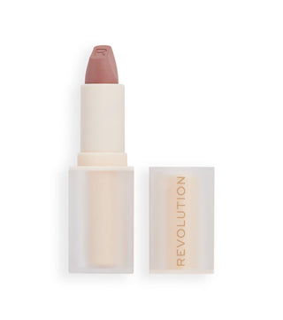 Makeup Revolution Lasting Kiss Rossetto in crema Brunch Pink Nude 32 g