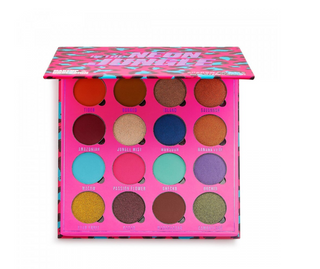 アイシャドウパレット Makeup Revolution オブセッション ネオンジャングル 16色 13g