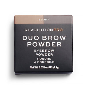 Makeup Revolution REVOLUTION PRO פודרת גבות טבעונית בצבע אבוני 22 גרם