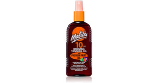 Malibu Huile de fruit de la passion SPF10 - Spray bronzant waterproof à l'huile de fruit de la passion - 200 ml