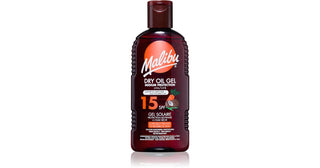 Malibu Gel-Huile Sèche Bronzante au Bêta-Carotène et à l'Huile de Coco SPF 15 - Gel-Huile Waterproof - 200 ml