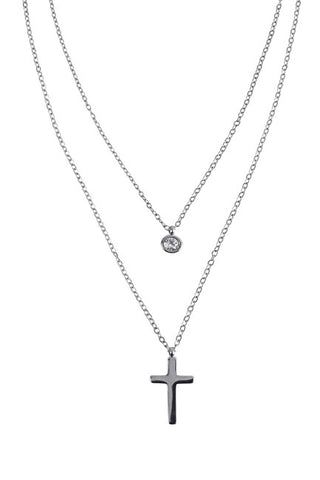 Marc malone Double cross Collana Soraya MCN260626S