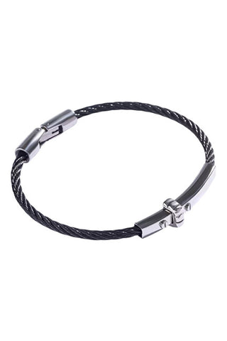 Marc Malone Bracciale In Acciaio Nero Per Uomo Mcgb5001Bs